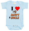 Baby Bodysuit - I Love My Aunt and Uncle