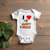 Baby Bodysuit - I Love My Aunt and Uncle