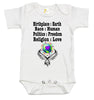 Baby Bodysuit - Earth Human Freedom Love