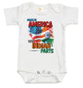 Baby Bodysuit - Made in America with Indian Parts