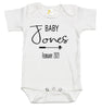 Custom Baby Bodysuit - Pregnancy Announcement
