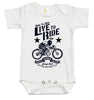 Baby Bodysuit - Ride to Live, Live to Ride