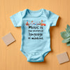 Baby Bodysuit - Music Is The Universal Language of Mankind