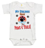 Baby Bodysuit - My Siblings Have Paws and Tails