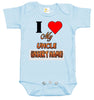 Custom Baby Bodysuit - I Love My Uncle