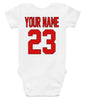 Baby Bodysuit - Custom Personalized Baseball Jersey
